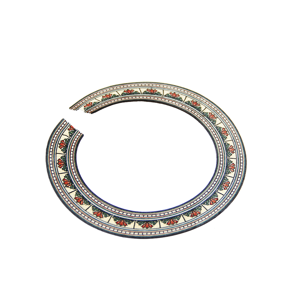 Wood Acoustic Guitar Soundhole Rosette Inlay Guitar Sound Hole Decoration 1 Piece