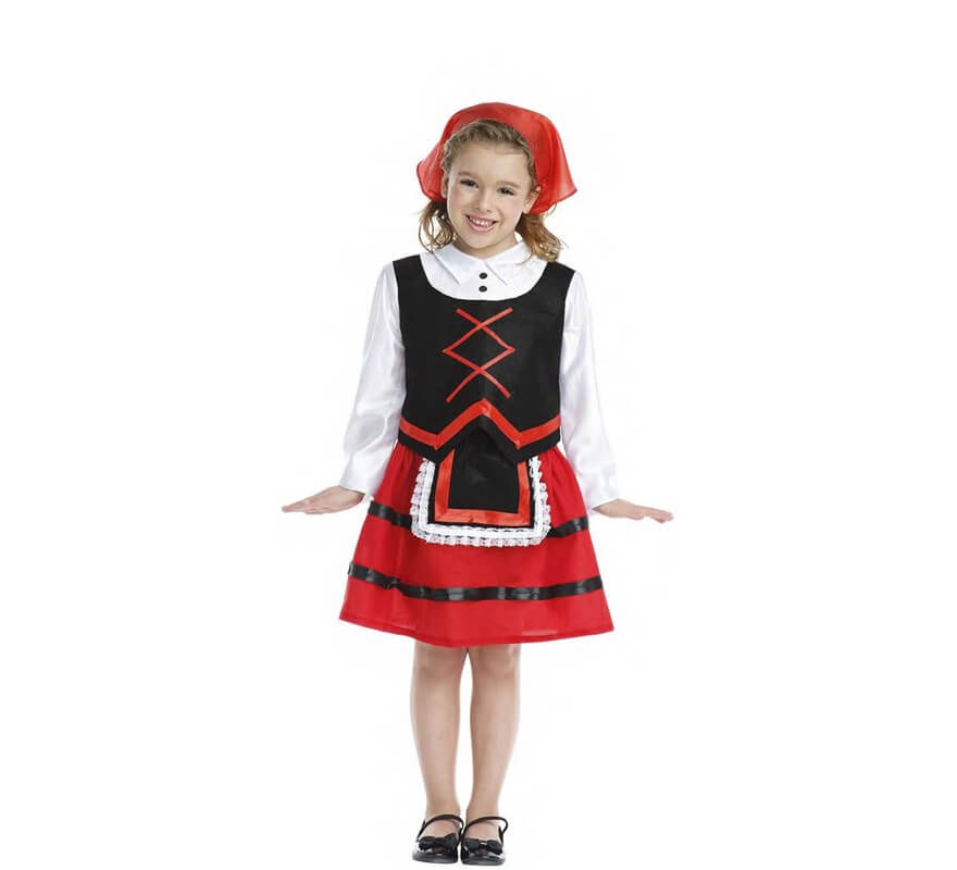 Disfraz de Pastora con Delantal para niña y bebé - Navidad - Pastorcillos, Pastorcitos y Pastores - Disfraces infantiles