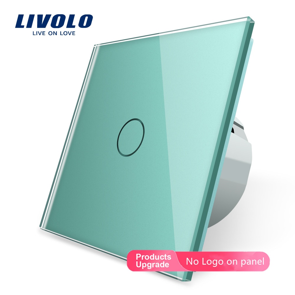 Livolo luxury Wall Touch Sensor Switch,Light Switch,Crystal Glass,Power Socket,multifunctional sockets,Free Choice,no logo