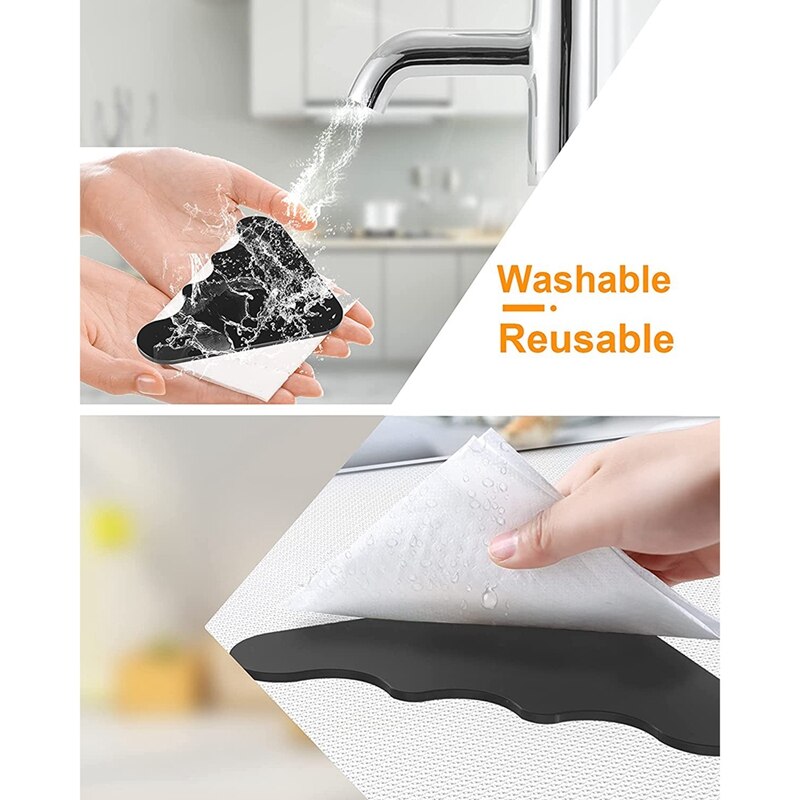 12 Pcs Carpet Grippers,Anti-Slip Rug Grippers,for Hardwood Floors and Tile Floors,Washable and Reusable Carpet Grippers