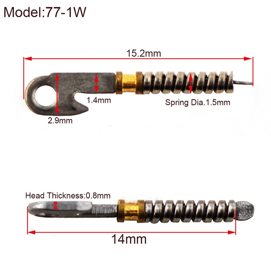 100PCS spring inserts for repairing broken eyeglass flex temples broken spring replacement part #77-1 77-1W B5034 69-5