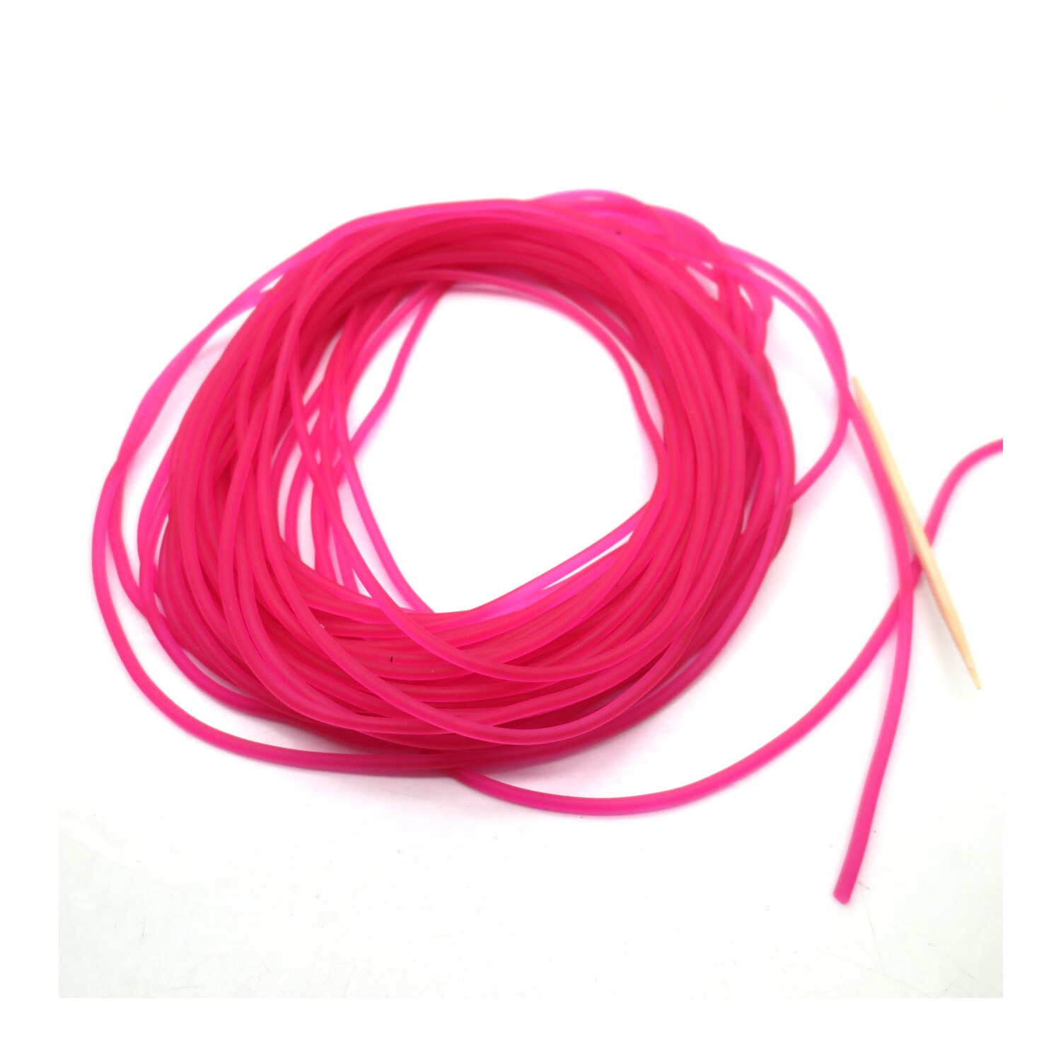1.6mm rubber solid elastic rubber line 10m rubber line for fishing traditional level round elastic rope tied line fish