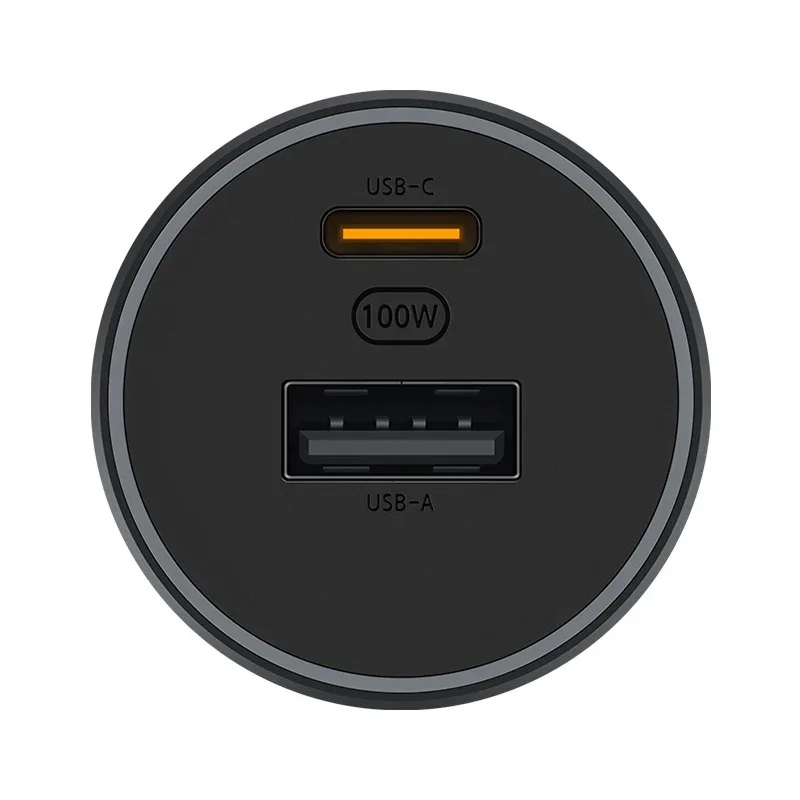 NEUE Original Xiaomi Auto Ladegerät 100W Dual USB Typ-C Ladung Drahtlose Mi Auto Ladegerät 100W USB-A USB-C Dual Ausgang LED Power