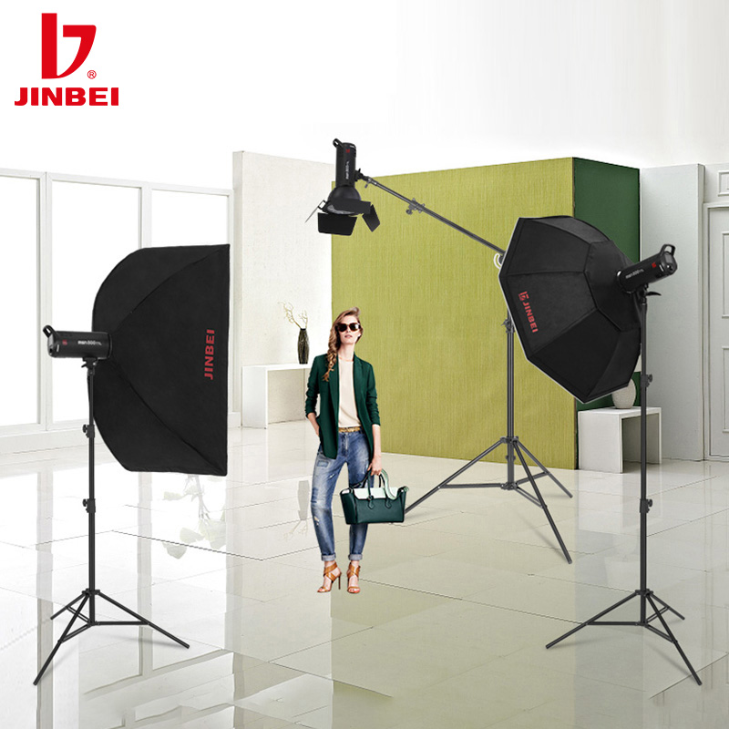 JINBEI M-80 × 120cm Rechteck Softbox mit Bowens Berg Studio Strobe Blitz-Kasten Reflektierende Beleuchtung Diffusor Fotografie Ausrügestochen