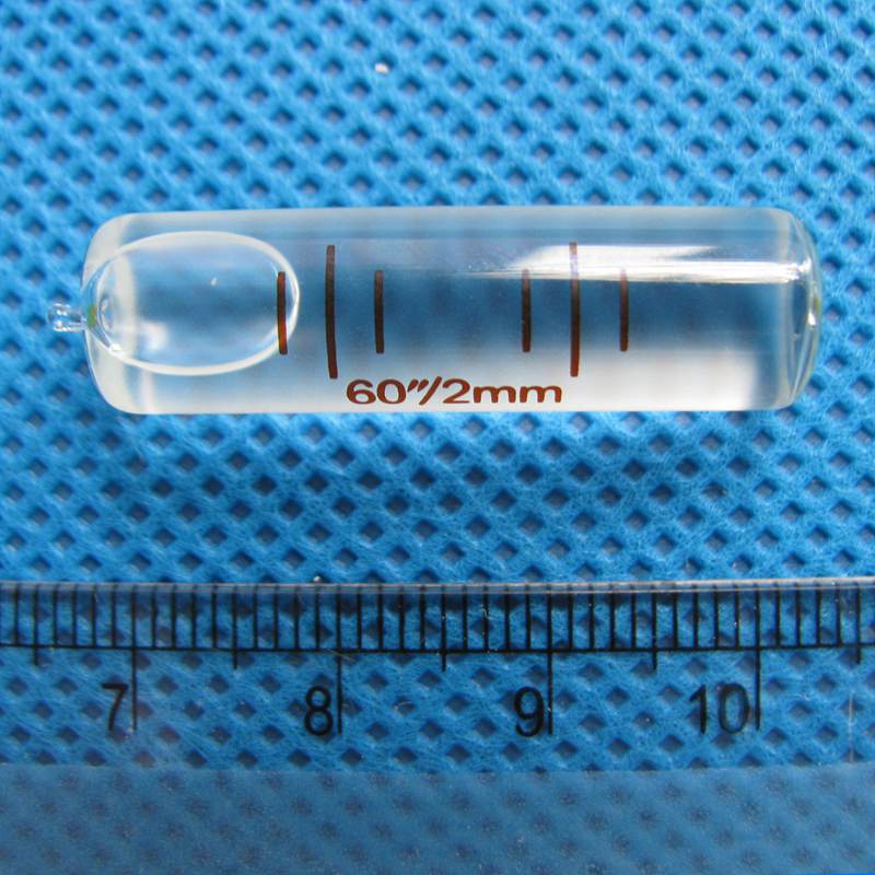 HACCURY 9*33mm 60"/2mm Precision level Glass Tubular Bubble level circular Total Station blisters