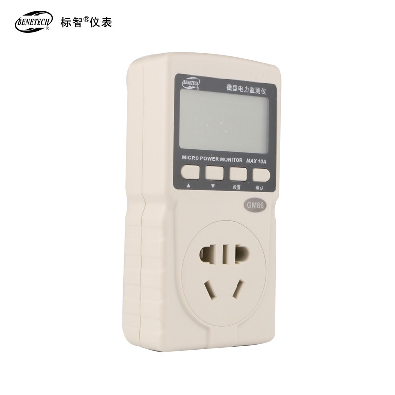 Digital LCD Micro Meter Analyzer Monitor 220V 10Am GM86 Tester Measuring