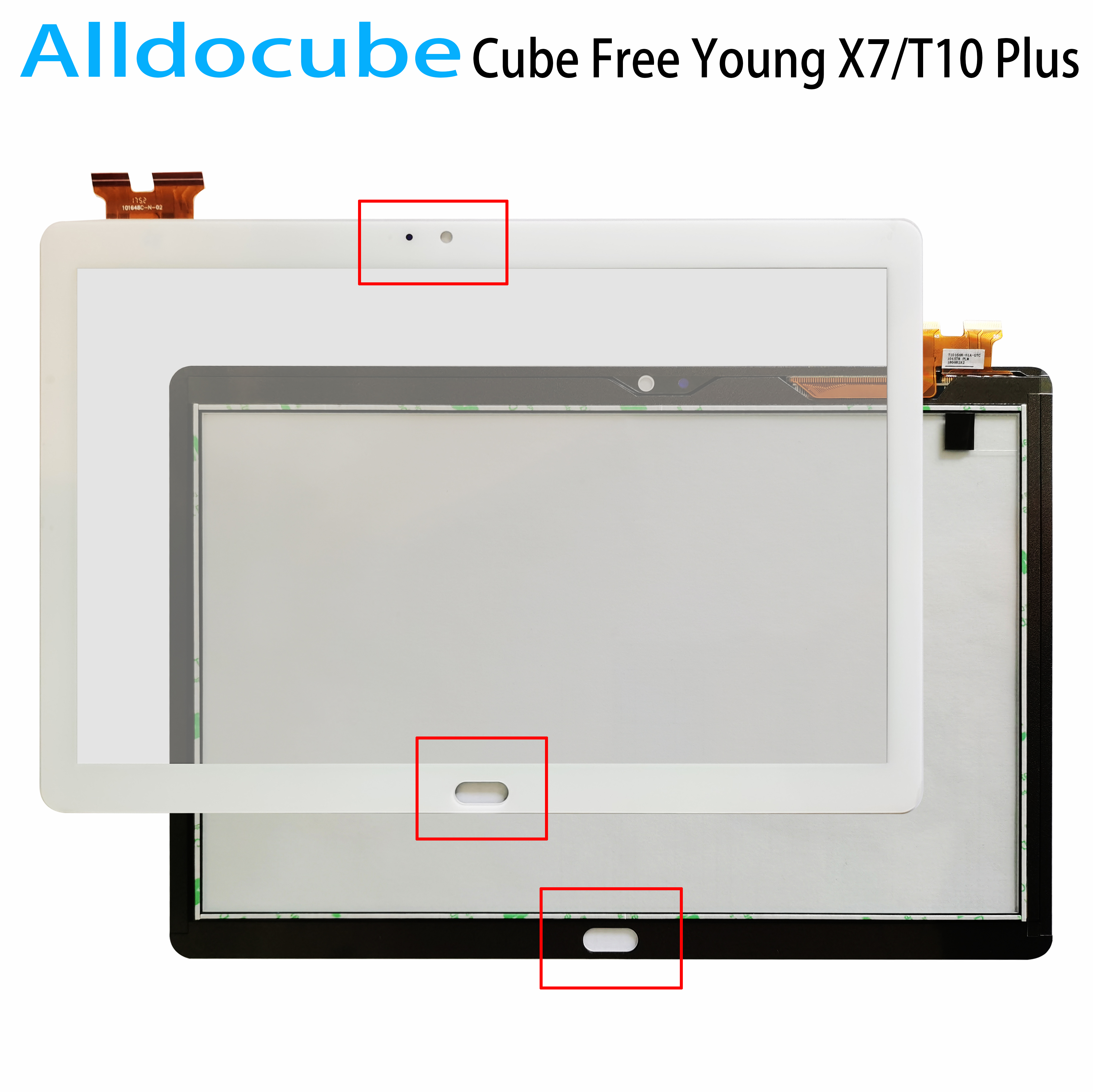 10.1 Touch Panel Glas Voor Alldocube Gratis Jong X7 T10 Plus Tablet Touch Screen Digitizer Sensor Voor Cube Gratis Jong x7 T10 Plus