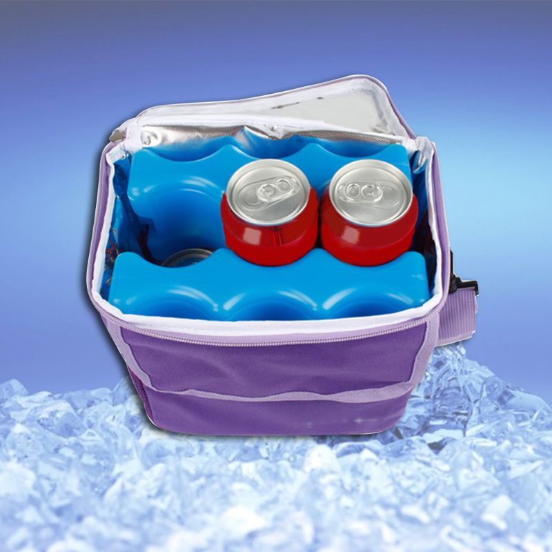 Bloques de hielo reutilizables, 600ml, paquete de hielo, enfriador, almacenamiento de leche para bolsa refrigeradora Y4QA