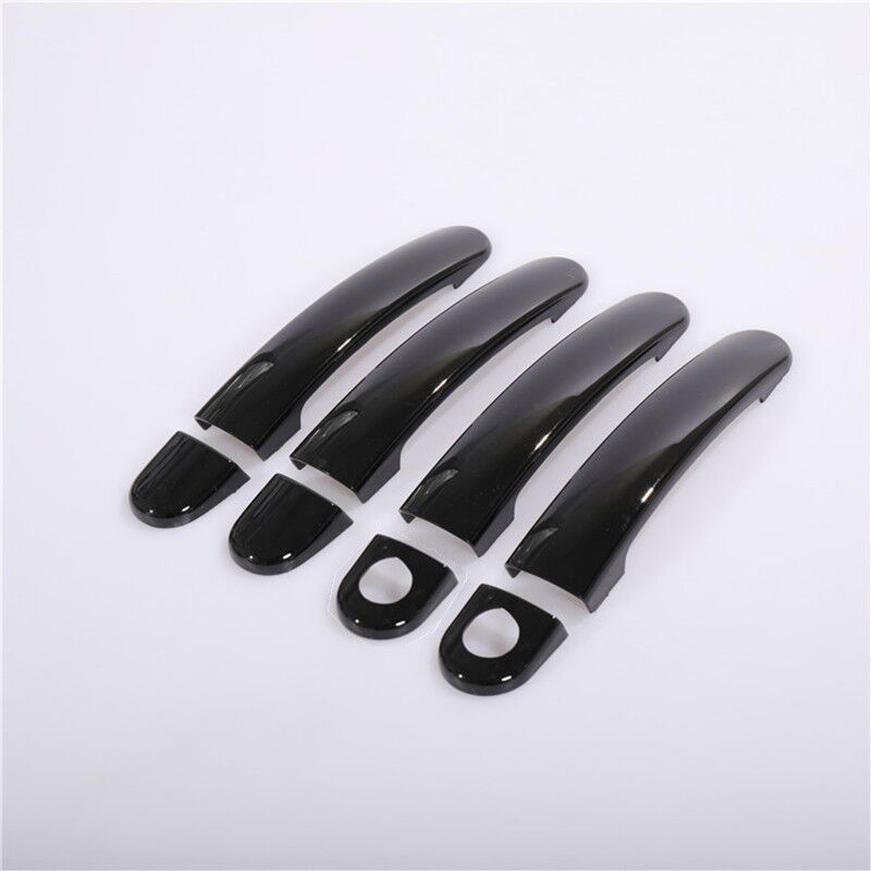 Para VW Golf 5 MK5 Volkswagen Golf V Rabbit 1K 2004 negro brillante cromado cubiertas de manija de puerta de coche accesorios pegatinas de estilo: Lavanda