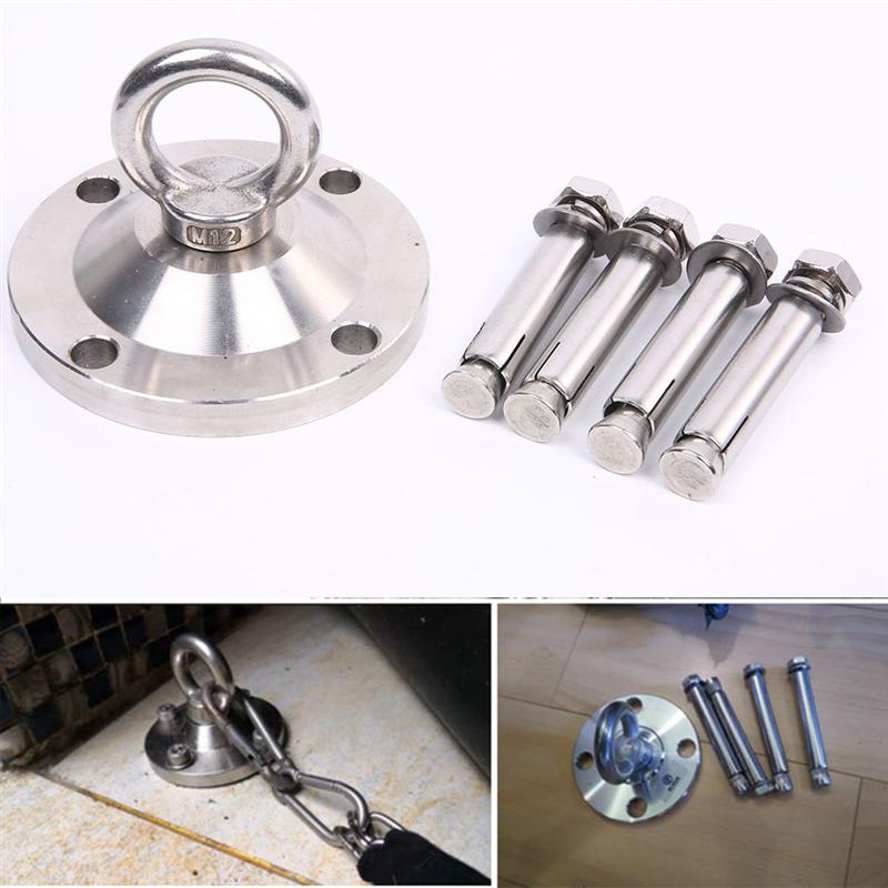 360 ° Roterende Hond Stake Rvs Hond Stake Grote Hond Vaste Stapel Voor Outdoor Camping Thuis (Met 4 stuks Uitbreiding Schroeven)