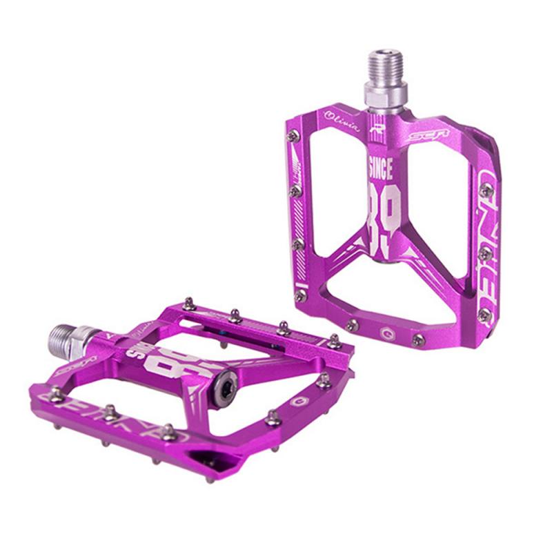 1 Pair Ultralight Aluminum Bicycle MTB Pedal Bearing Mountain Bike Pedals Bike Bicycle Accessories: 2