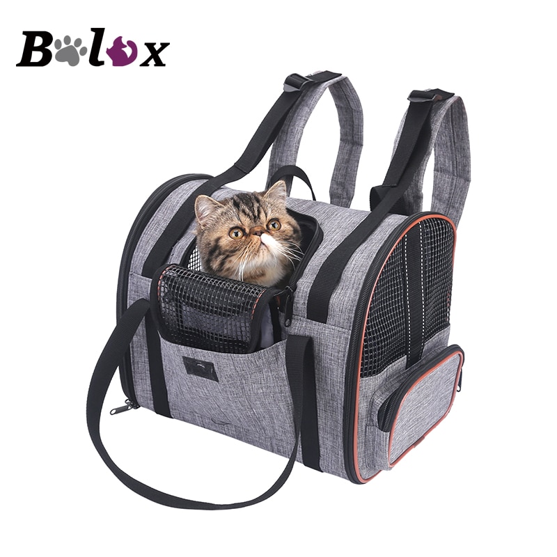 Kat Carrier Rugzak Multi-Functionele Opvouwbare Pet Puppy Hond Kat Autostoel Mand Dragen Kat Rugzak Huisdier Reizen carrier Bag