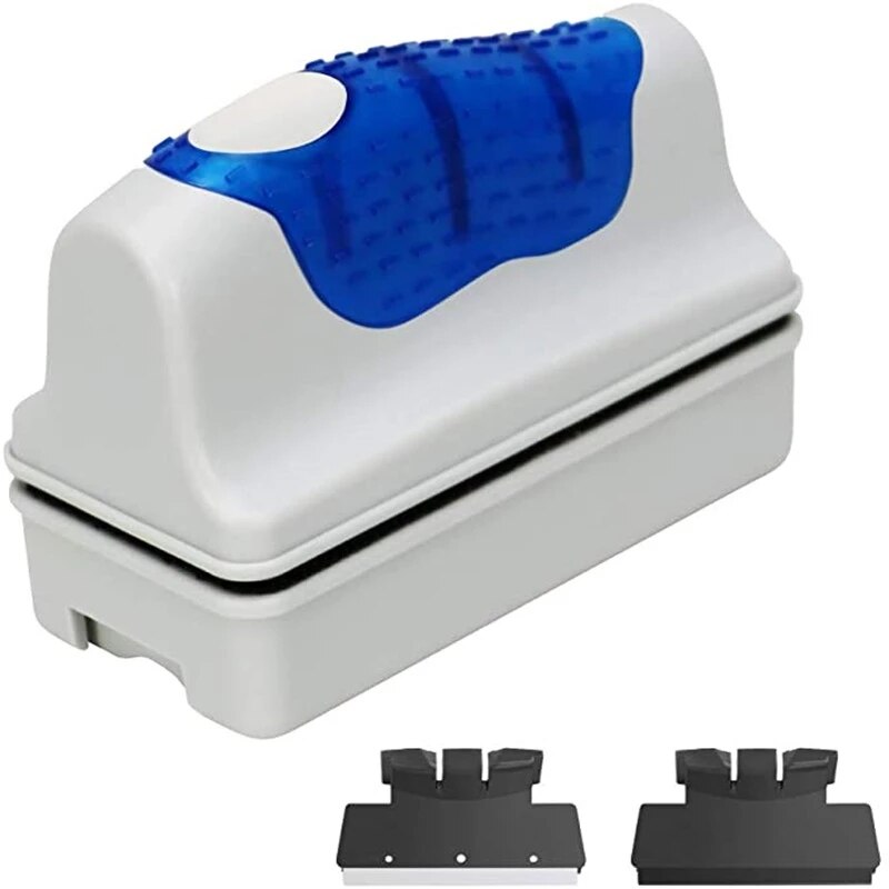 Brosse magnétique pour Aquarium, nettoyeur pour Aquarium, brosse magnétique, outils pour Aquarium, brosse flottante, grattoir pour nettoyage d&#39;algues en verre: XL