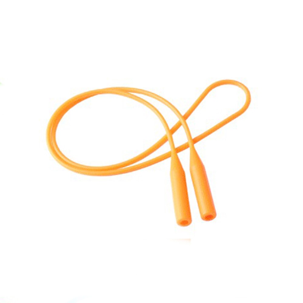 1 Pc Candy Color Elastic Silicone Eyeglasses Straps Sunglasses Chain Sports Anti-Slip String Glasses Ropes Band Cord Holder: orange