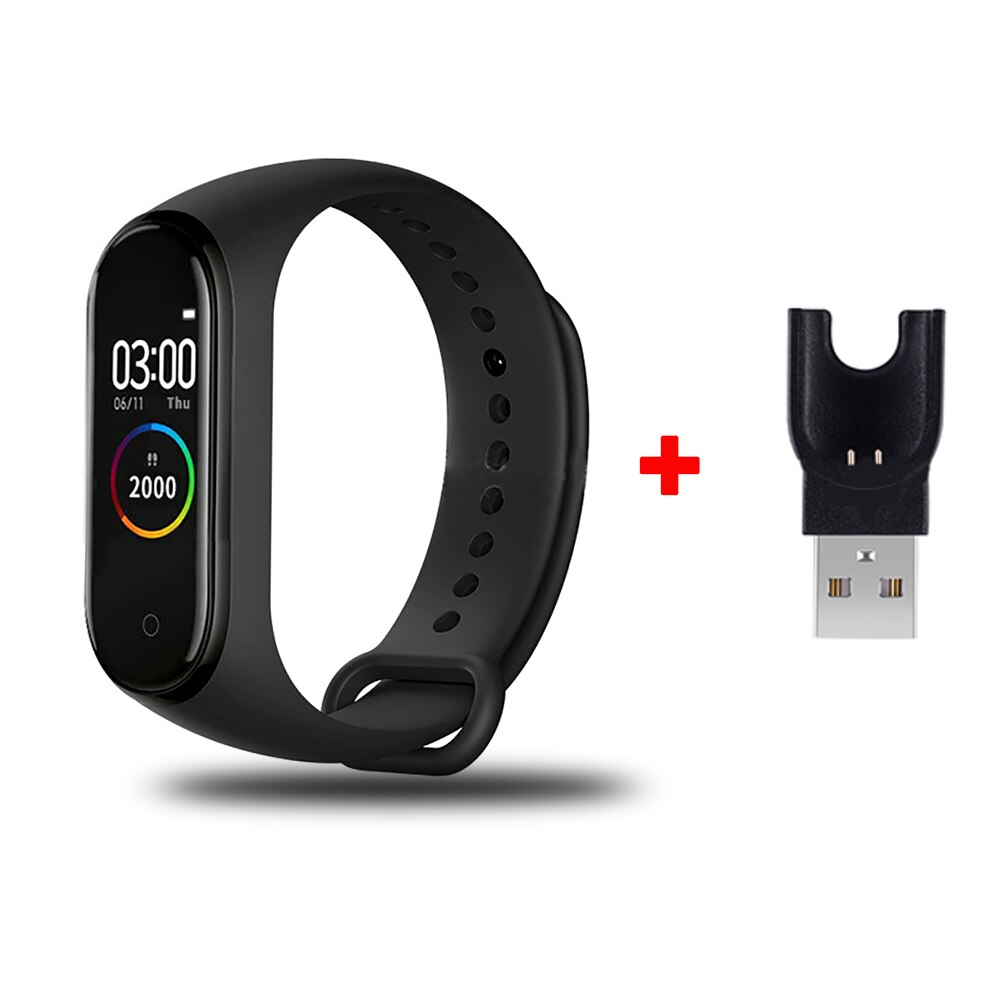 M4 montre intelligente bracelet de gymnastique écran tactile sport podomètre bracelet Fitness hommes en cours d'exécution marche Tracker fréquence cardiaque pression artérielle