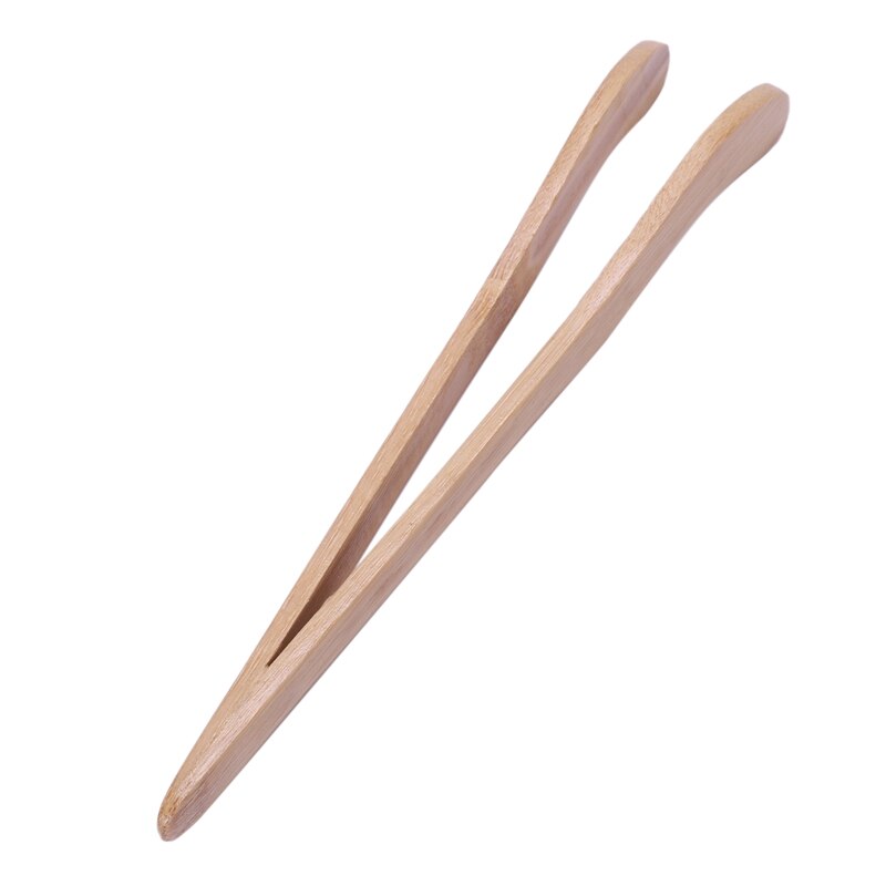 Træfarve bambus kinesisk kongfu te tang pincet te 6.9 "lang