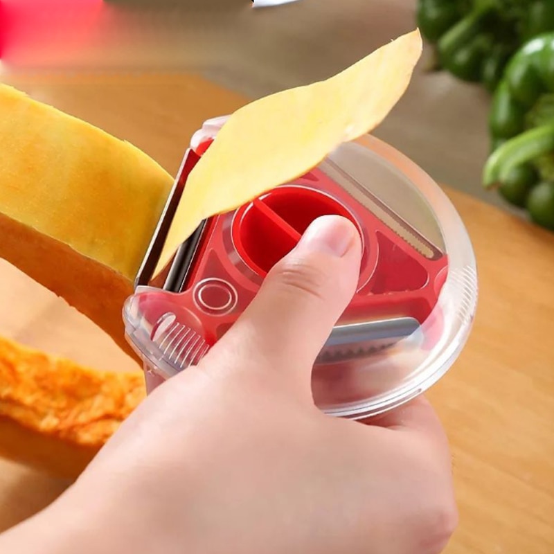 3 In 1 Rvs Dunschiller Slicer Multifuncation Groente Fruit Dunschiller Rasp Shredder Keuken Gadget Accessoires