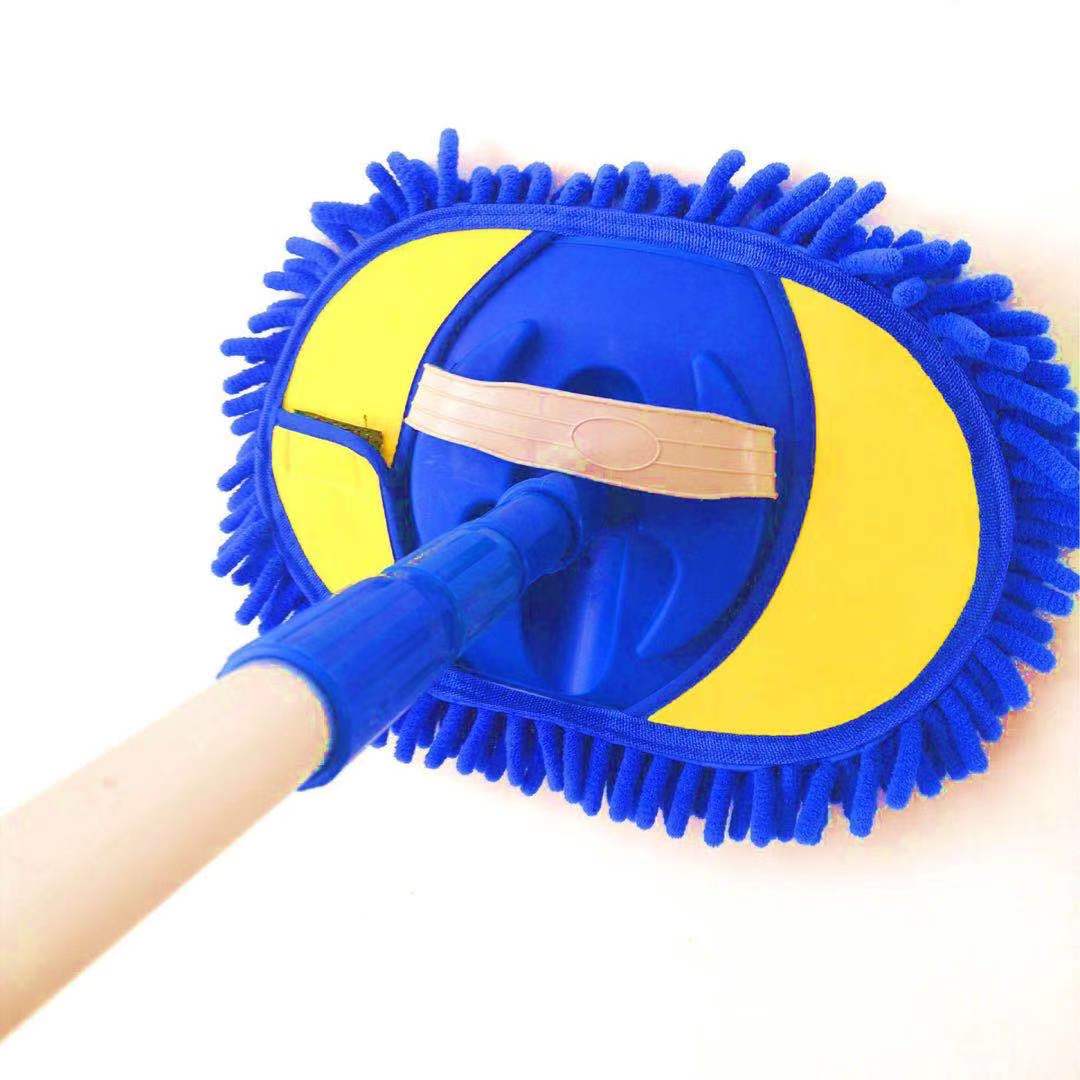 Auto Wax Brush Rotating Foldable Car Cleaning Mop Car Duster Car Wash