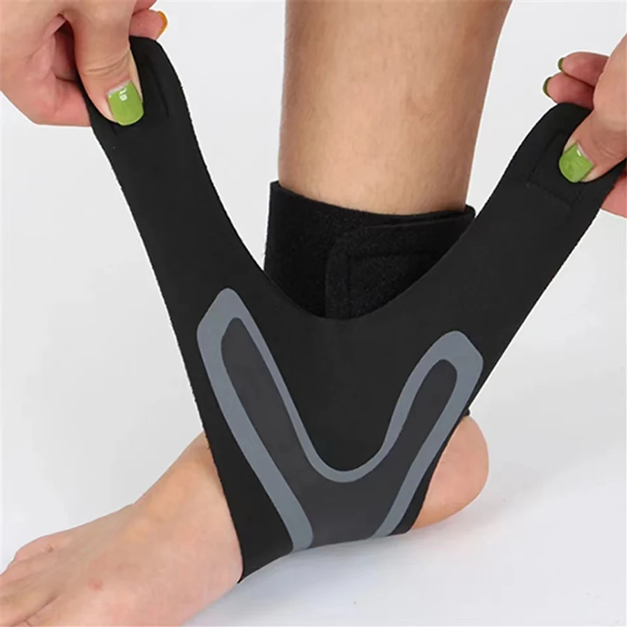 1 pc ankelstøtte kompressionsærme elastisk fodbandage beskyttende wrap sportssokker