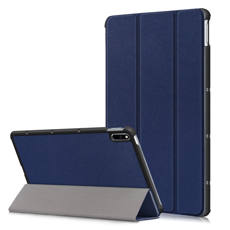 For Huawei MatePad 10.4 Case BAH3-W09 BAH3-AL00 Tablet Ultra Slim Cover Shell +touch Pen film: MateP 10.4-dark blue