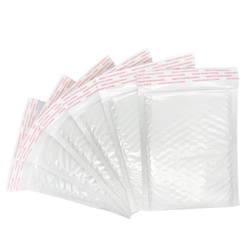 50 Stuks Van Verschillende Specificaties Witte Zak Schuim Envelop Foam Folie Kantoor Verpakking Envelop Vochtwerende Trillingen Tas