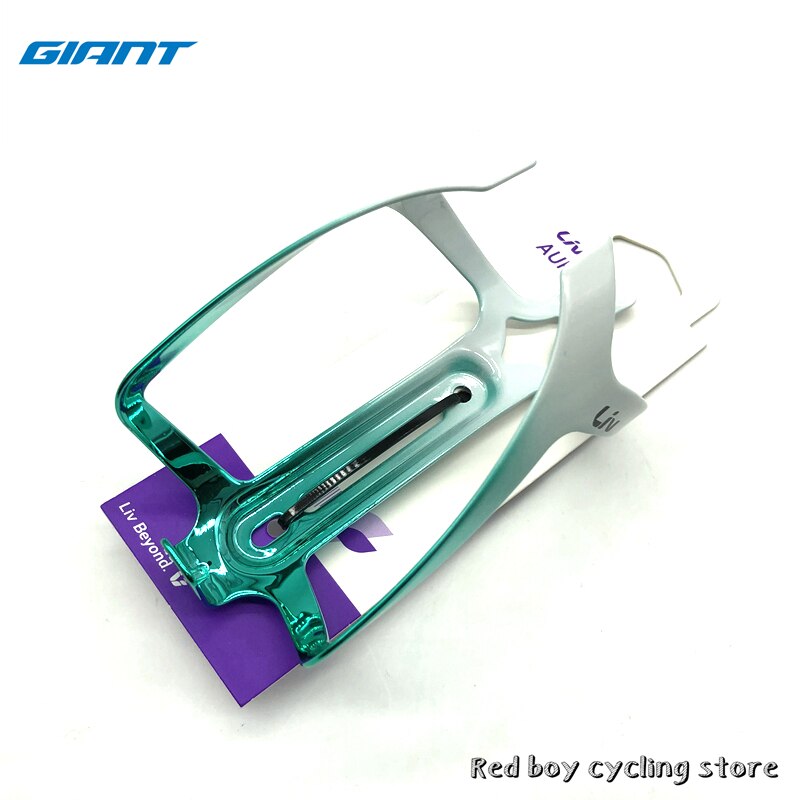 Giant Official original Aurora Driving-Water Bottle Holder Water Bottle cage Ultra light aluminum alloy 30g: Blue lake(Liv)