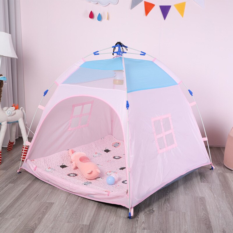 freundlicher Zelt Tragbare Zelt für freundlicher Art Spielhaus Tipi Baby drinnen draussen Camping Haus Baby Zimmer Dekoration Teppich