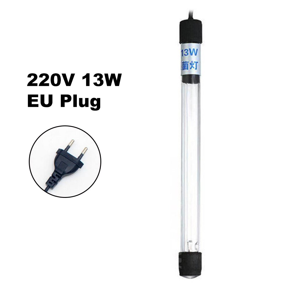 Aquarium Uv Verlichting Aquarium Sterilisator Uv Lamp Desinfectie Waterzuiveraar 5 W/7 W/9 W/ 11 W/13 W Uv Lamp Sterilisator Aquarium Verlichting: 13W EU Plug