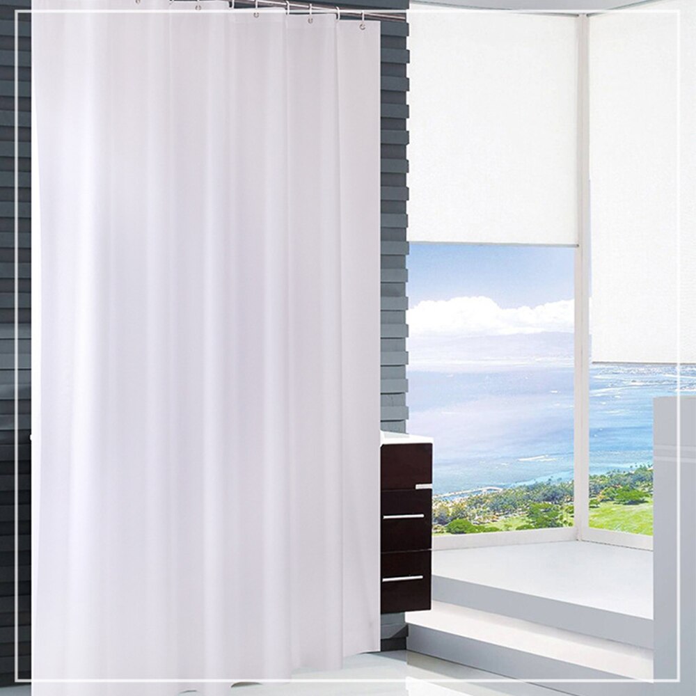 Waterproof Mildew Proof Shower Curtain with Hooks Bathing Curtain For Home Decor Bathroom Accessaries 80X180cm/180X180cm
