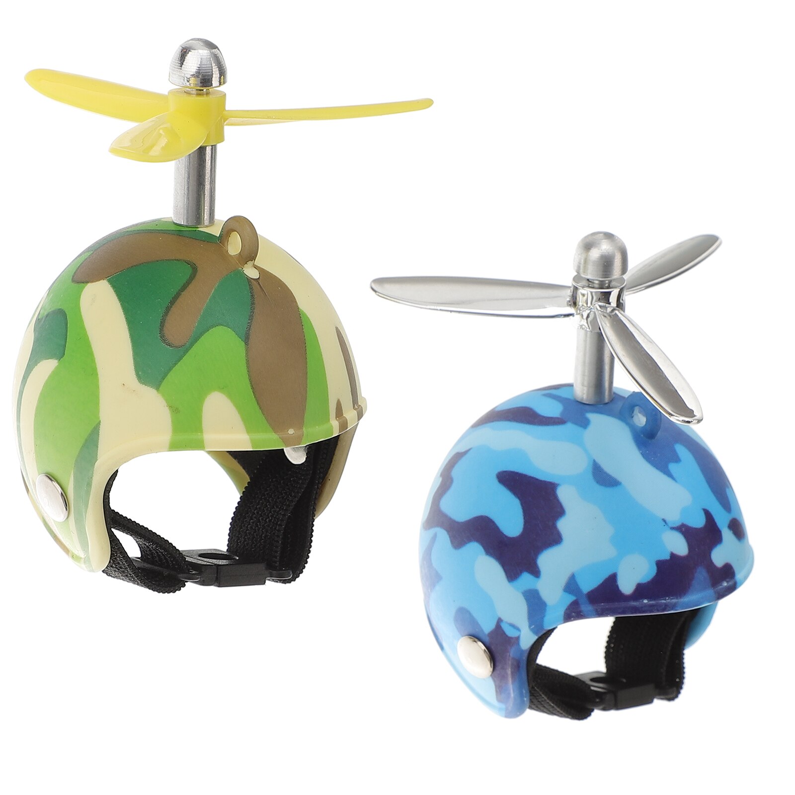 2pz caschi di pollo divertenti caschi per animali domestici creativi cappelli di galline caschi di protezione per regalo: verde grigio