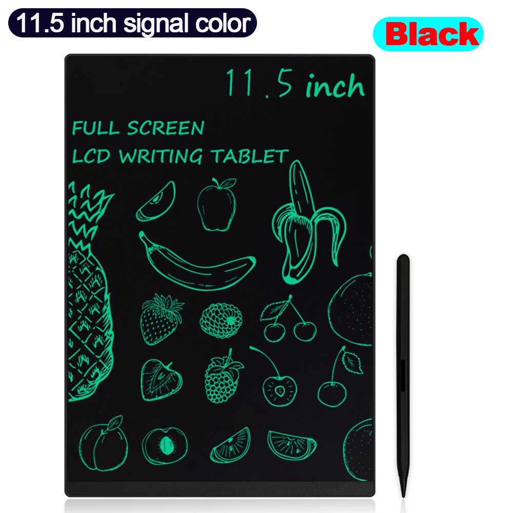 11.5/9.5Inch Ultrathin Drawing Board Full LCD Screen Writing Tablet Digital Graphic Electronic Handwriting Pad for Work and Home: 11.5 Signal Black