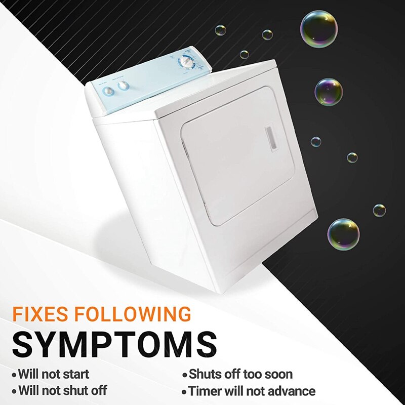 3 Pack of WE1M652 Dryer Timer Control Knob Replacement Part Exact Fit for Hotpoint & General Electric Dryers