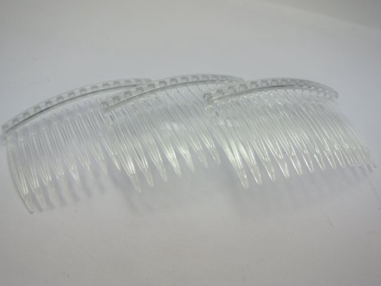 20 Clear Plastic Haarspeldjes Side Kammen Pin Haarspeldjes 70X40mm Voor Dames