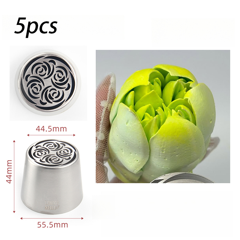 Russian Piping Nozzle Tulip Rose Pattern Icing Pastry Nozzles Cream Cake Piping Tips For Dessert Decoration Diy Pastry Tools: VIOLET/紫罗兰
