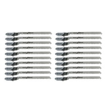 20pcs T-Shank Fitting Jigsaw Blade Set Multi Curve Saw Blades For Cutting Woodworking Metal PVC Tube Power Tools