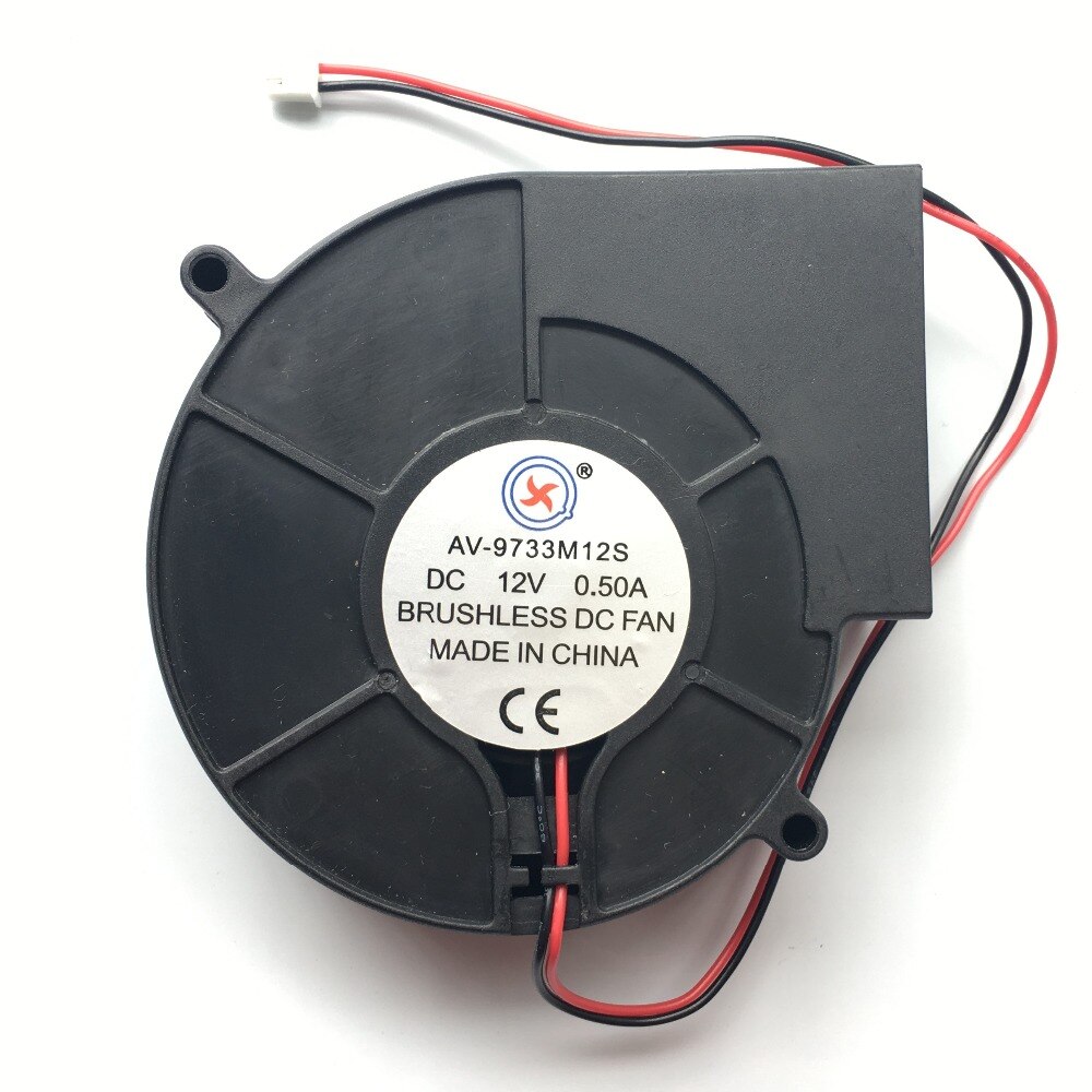 4 pcs x Brushless DC Cooling Blower Fan 9733 12V / 24V 9733s 2pin