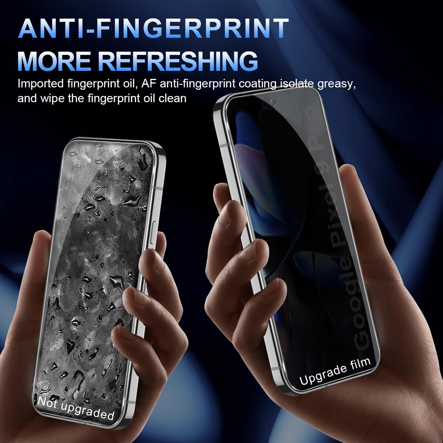 2Pcs Anti Spy Tempered Glass For Google Pixel 9/ Pixel 9 Pro Screen Protector Privacy Glass Film