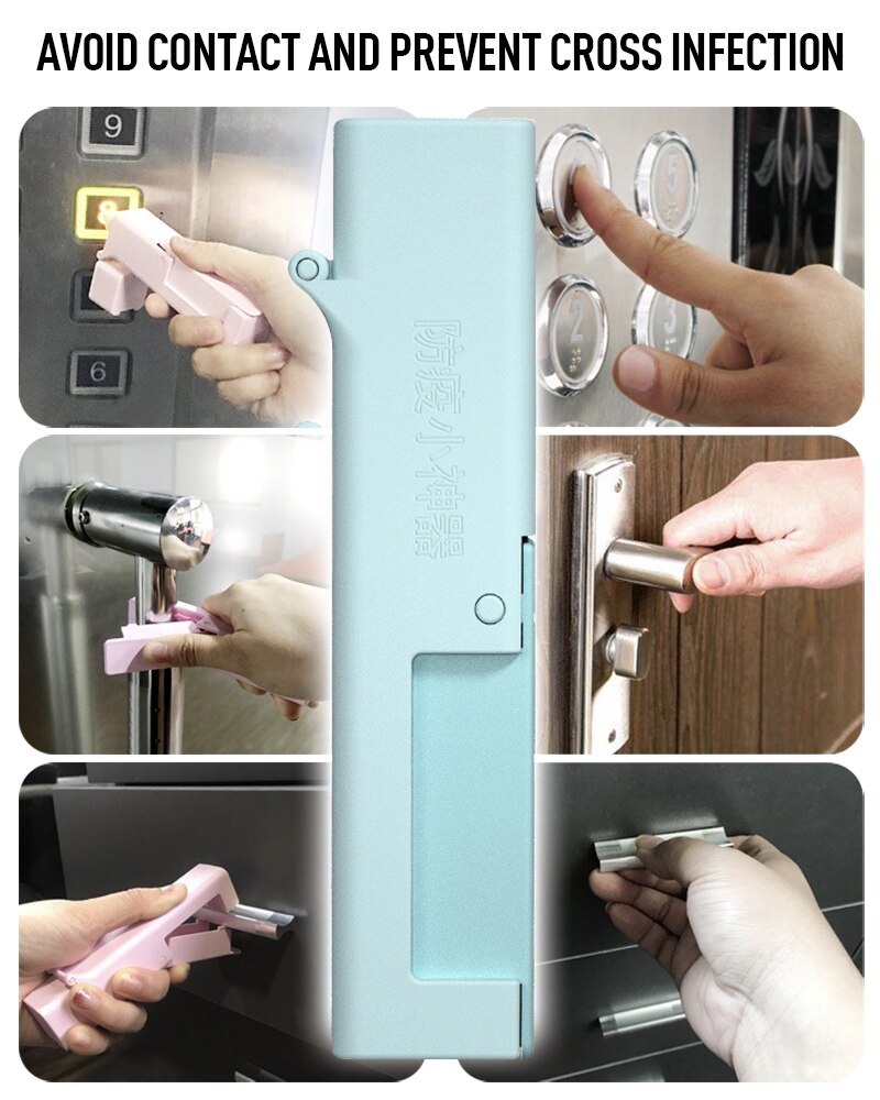 Bouton d'ascenseur appuyez sur l'ouvre-porte Zero-touch outil de bouton d'ascenseur pour appuyer sur le bouton d'ascenseur et éviter le deuxième Contact