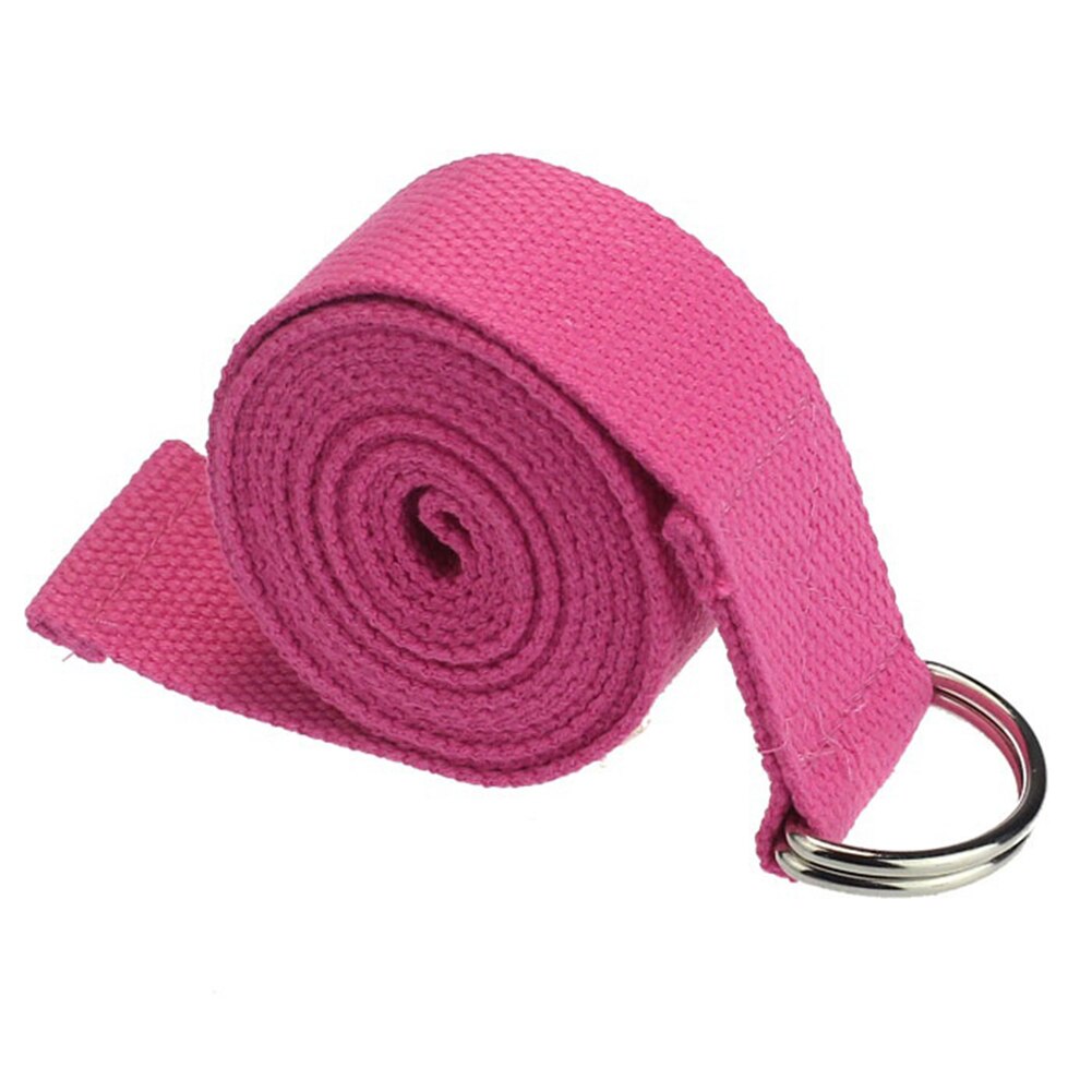 Cinta de Yoga para Pilates, colchoneta elástica para Yoga, herramientas de entrenamiento, barra flexible, accesorios para Yoga: Rosa