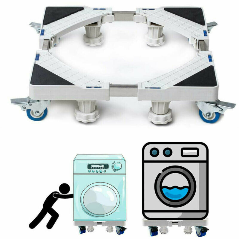 Verstelbare Apparaat Roller Mover Trolley Wielen Base Wielen Koelkast Wasmachine