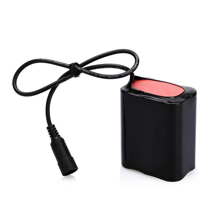 8.4v Rechargeable 8800mah 6x18650 Battery Pack For T6 Bicycle Light Headlight Bicycle Tool Riding Accessories #j4s