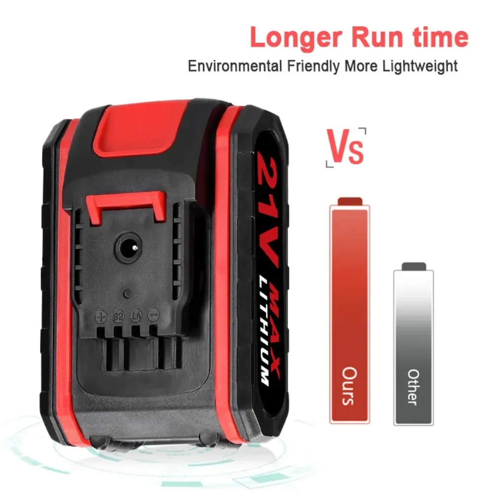 21V Cordless Impact Drill Battery Power Battery,Replace 48VF 36VF 88VF Impact Drill Battery Replacement Battery for Power Tool
