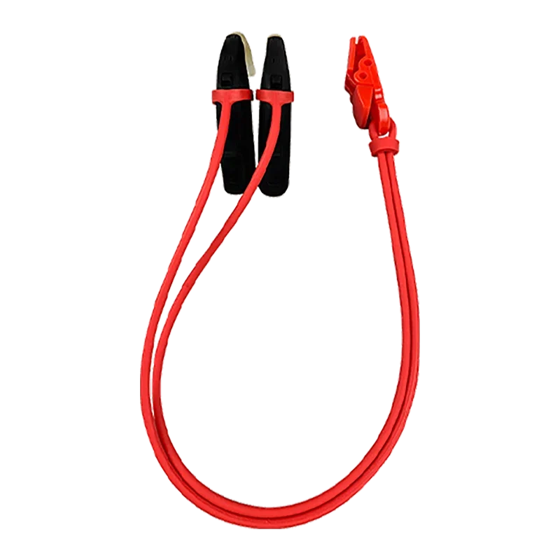 Hoortoestellen Anti Verloren Clip Siliconen Elastisch Touw Waterdichte Bluetooth Protector Headset Hoortoestellen Accessoire voor Kind Volwassen: Zilver