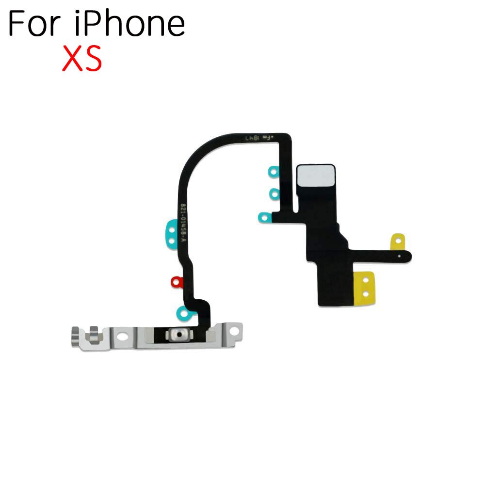 Power Knop Aan/Uit Schakelaar Flash Licht Mic Flex Kabel Vervangende Onderdelen Voor Iphone X Xr Xs Max: For iPhone XS