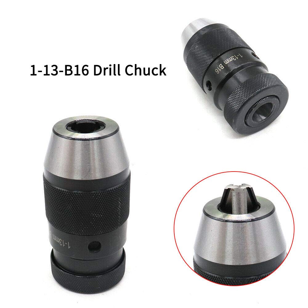 B10 B12 B16 B18 B22 Self Tightening Drill Chuck Keyless drilling chuck Self Tighten Automatic Locking CNC machining Lathe tools