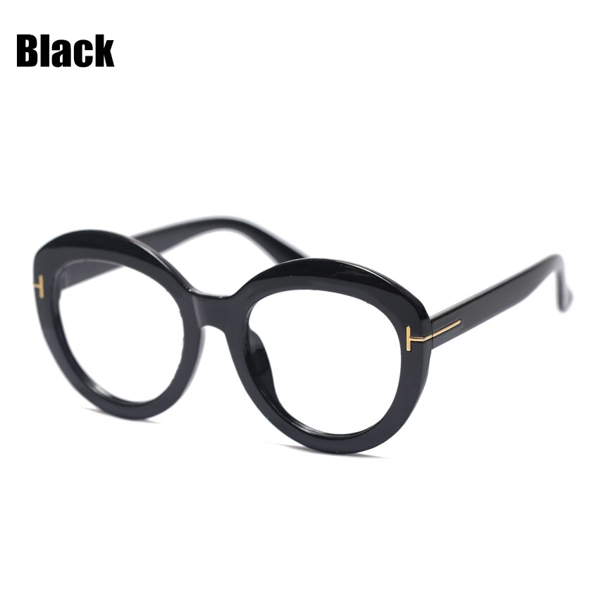 SOOLALA plastikowe okrągłe przezroczyste okulary optyczne rama kobiety kobieta 2021 przezroczyste klosze spektakl krótkowzroczność okulary korekcyjne: czarny