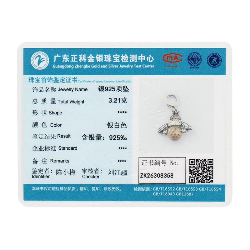 2019 gorąca sprzedaż 925 szterling srebro promienny wisiorek pszczoła koralik dopasowanie oryginalna bransoletka naszyjnik wisiorek autentyczne moda DIY biżuteria