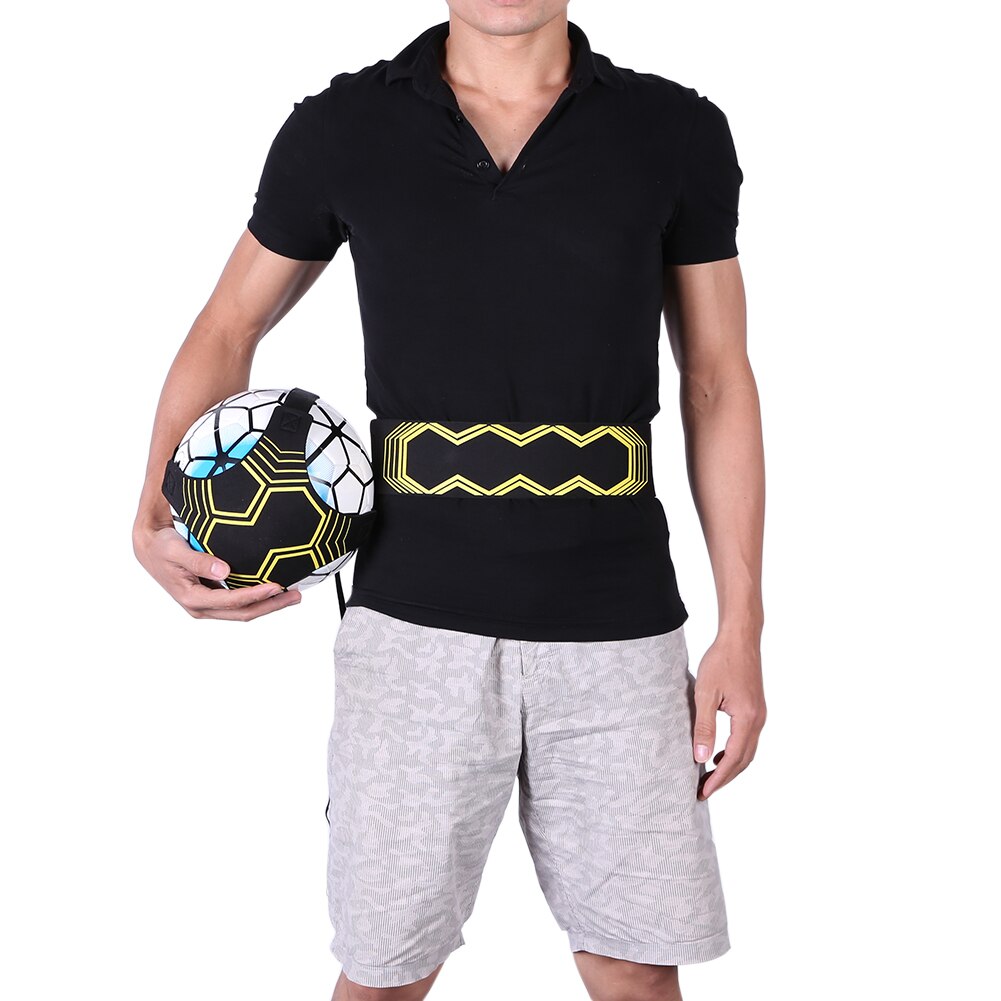 Soccer Ball Practice Belt Football Kick Training Belt Practice Training Aid Control Skills Adjustable Trainer Train Equipment