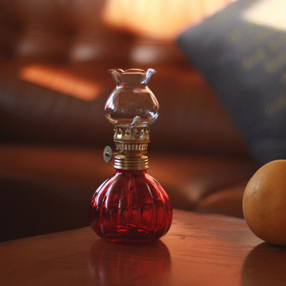 1 Set Kerosene Lamp Burner Wick Holder Replacement Wick for Retro Oil Lamp