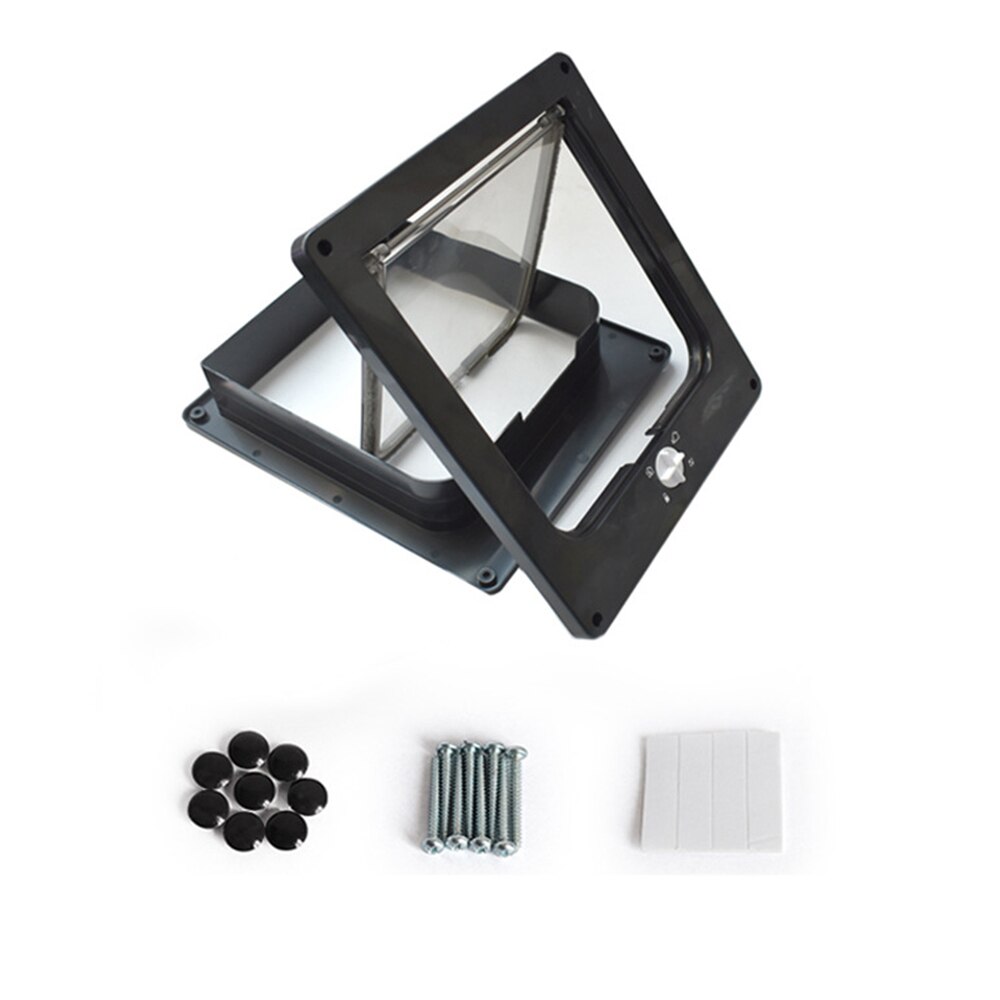 Porta Basculante cão Gato Com 4 Way Flap Porta Trava de Segurança Para O Cão Gatos Gatinho Plástico ABS Pequeno Pet Portão portas de Batente de porta Kit Gato Cães